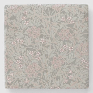 William Morris Jasmin Blommönster Stenunderlägg