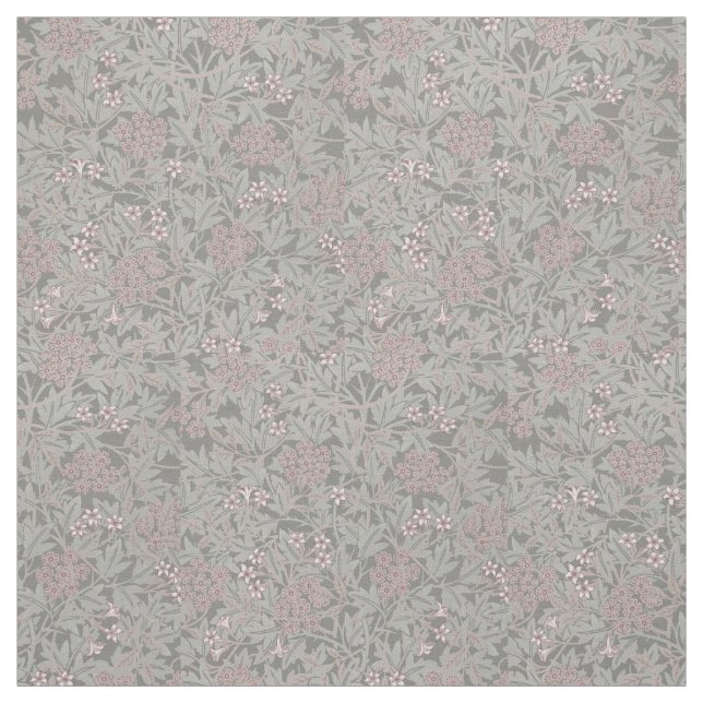 William Morris Jasmin Blommönster Tyg (Provkarta)