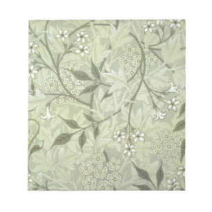 William Morris Jasmin Botanisk Vintage Antik Anteckningsblock