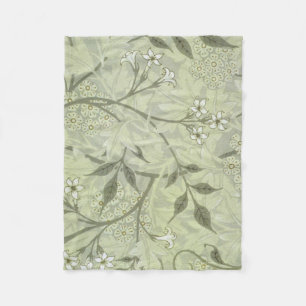 William Morris Jasmin Botanisk Vintage Antik Fleecefilt