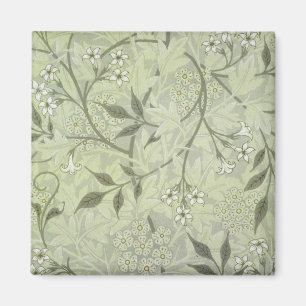 William Morris Jasmin Botanisk Vintage Antik Magnet
