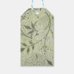 William Morris Jasmin Botanisk Vintage Antik Presentetikett