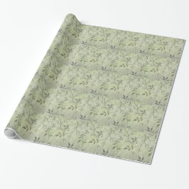 William Morris Jasmin Botanisk Vintage Antik Presentpapper