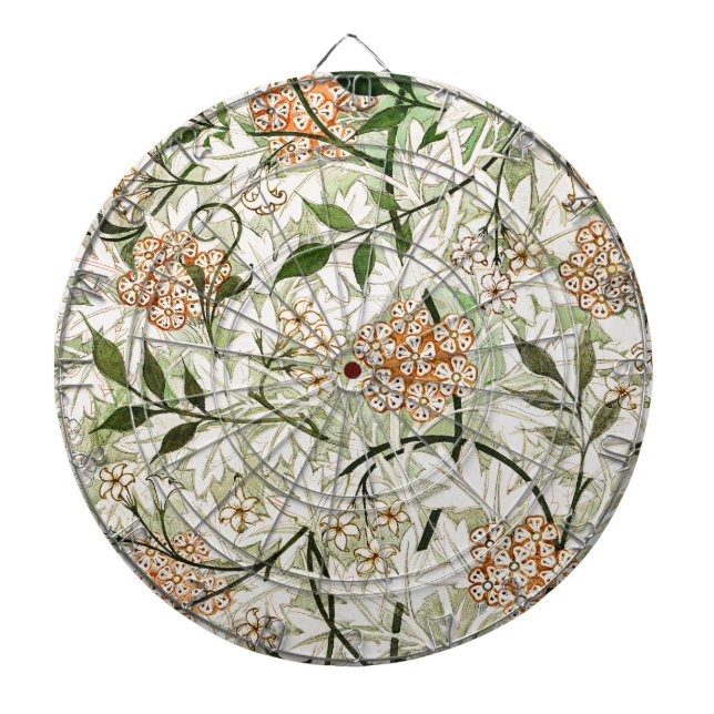 William Morris Jasminblomster Trädgårdsdesign Darttavla (Framsidan)