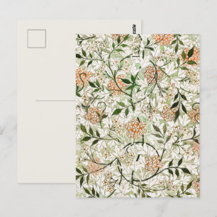 William Morris Jasmine Blommar Garden Design Vykort