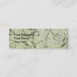 William Morris Jasmine Botanical Mini Visitkort