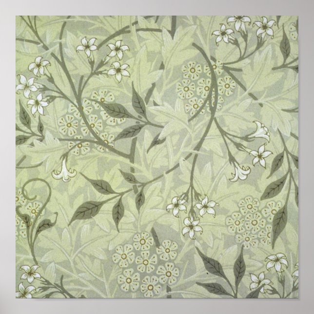 William Morris Jasmine Botanical Poster (Framsidan)