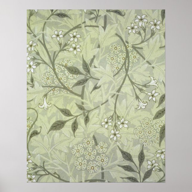 William Morris Jasmine Botanical Poster (Framsidan)