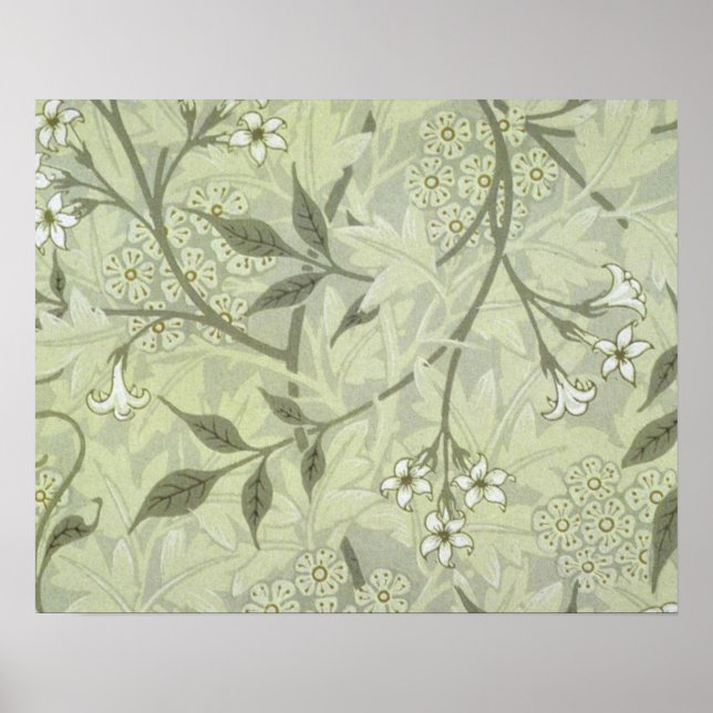 William Morris Jasmine Botanical Poster (Framsidan)