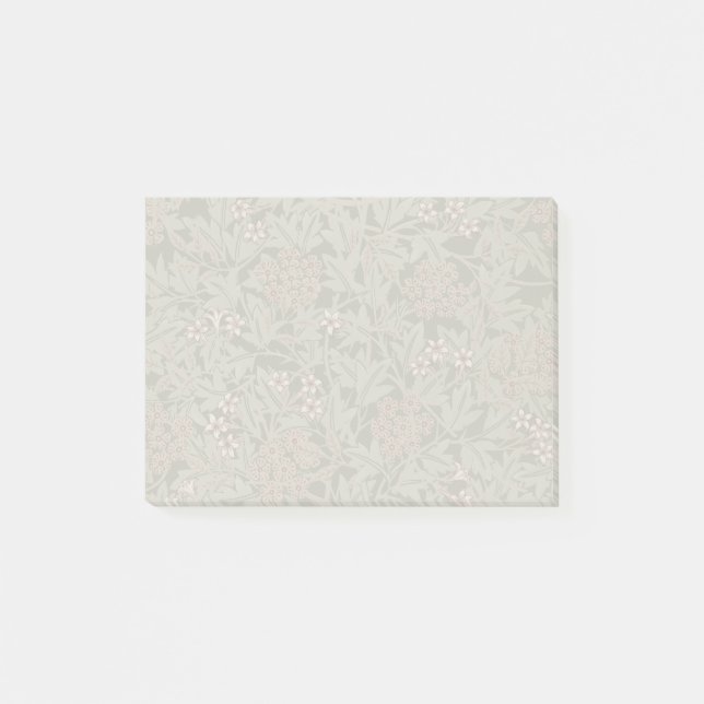 William Morris Jasmine Flower Mönster Post-it Block (Framsida)