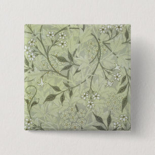 William Morris Jasmine Flower Tapet Art Knapp