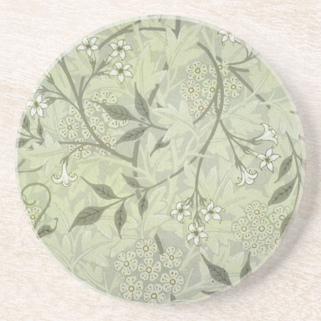 William Morris Jasmine Flower Tapet Art Underlägg (Framsidan)