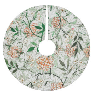 William Morris Jasmine Garden Flower Classic Julgransmatta Borstad Polyester