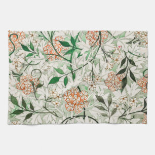 William Morris Jasmine Garden Flower Classic Kökshandduk