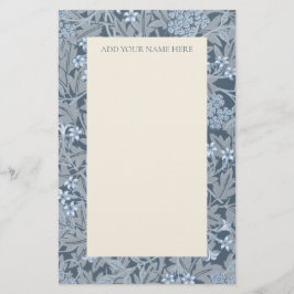 WILLIAM MORRIS "JASMINE" MÖNSTER STATIONERY BREVPAPPER