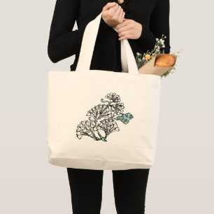 William Morris Jasmine och Löv Mönster Jumbo Tygkasse