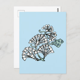 William Morris Jasmine och Löv Mönster Vykort