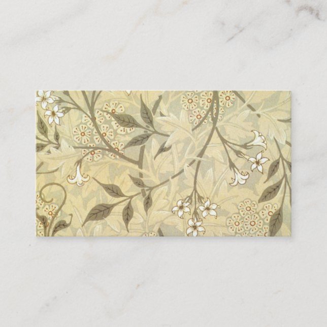 William Morris - Jasmine Tapet 1872 Visitkort (Framsida)
