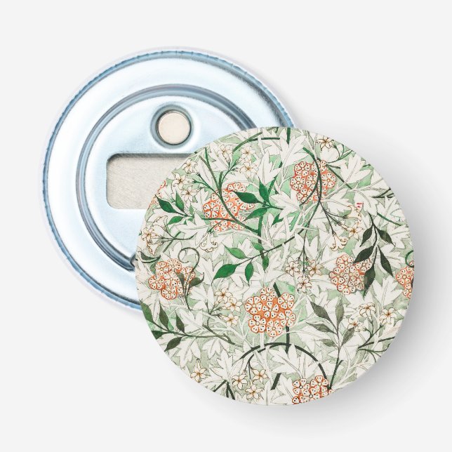 William Morris Jasmingård Blomma Klassiker Flasköppnare (Framsidan)