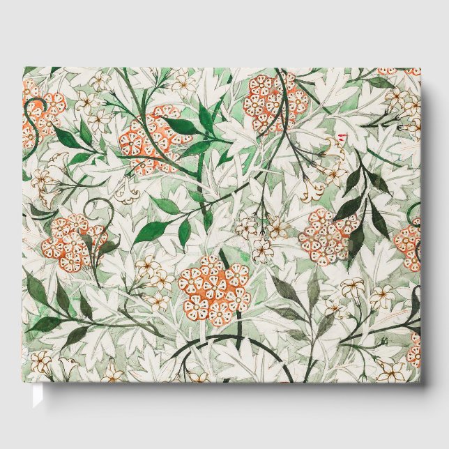 William Morris Jasmingård Blomma Klassiker Gästböcker (Framsida)