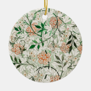 William Morris Jasmingård Blomma Klassiker Julgransprydnad Keramik