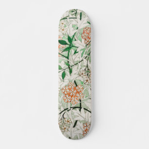 William Morris Jasmingård Blomma Klassiker Mini Skateboard Bräda 18,5 Cm