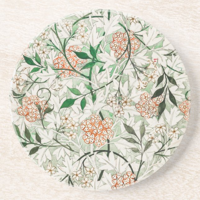 William Morris Jasmingård Blomma Klassiker Underlägg (Framsidan)