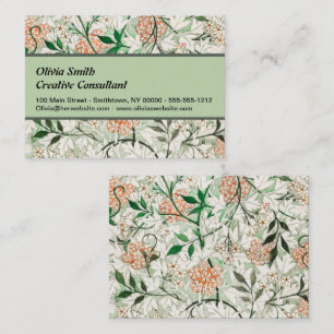 William Morris Jasmingård Blomma Klassiker Visitkort