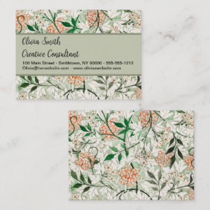 William Morris Jasmingård Blomma Klassiker Visitkort