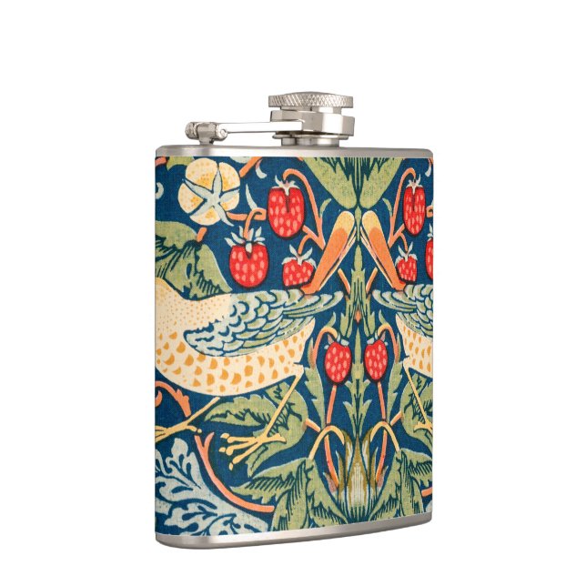 William Morris Jordgubb Stöldare Blommönster Fickplunta (Höger)