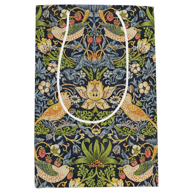 William Morris - Jordgubbastöld Floralt Mönster (Framsidan)