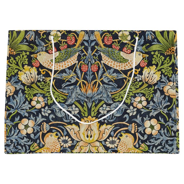 William Morris - Jordgubbastöld Floralt Mönster (Framsidan)