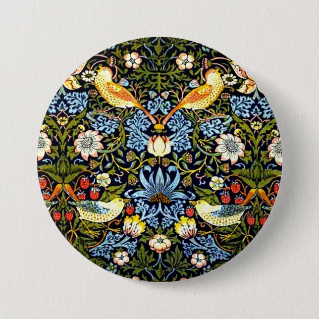 William Morris - Jordgubbastöld,  Knapp (Framsida)