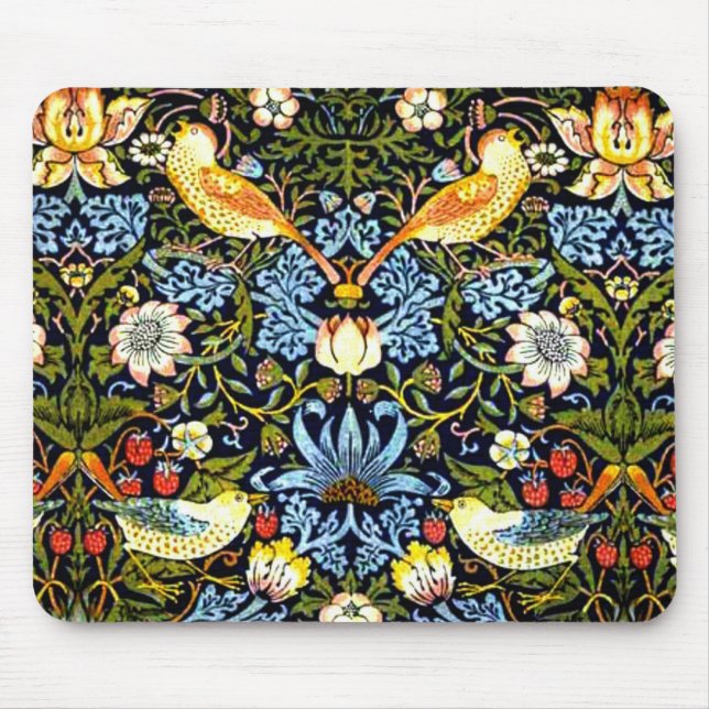 William Morris - Jordgubbastöldaren Musmatta (Framsidan)