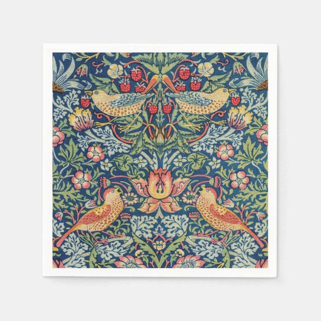 William Morris - Jordgubbastöldaren Pappersservett (Framsidan)
