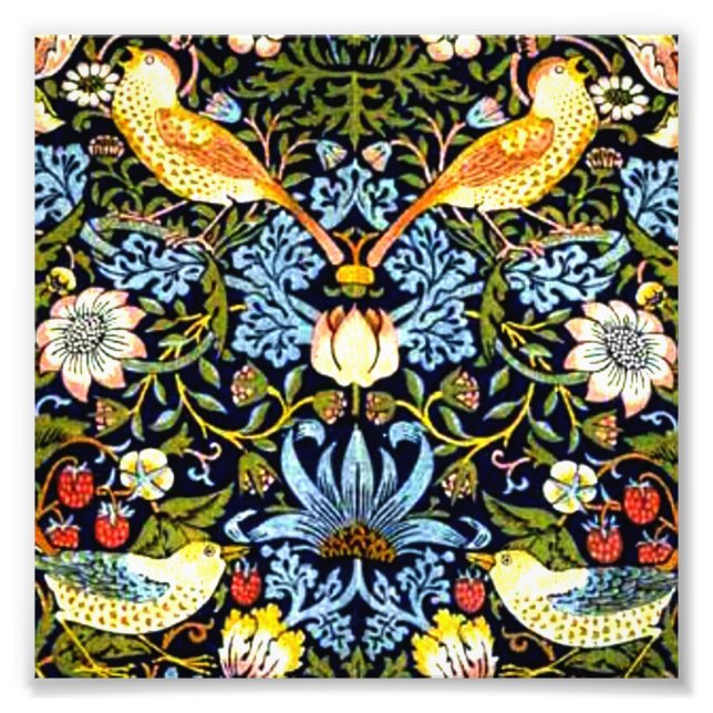 William Morris - Jordgubbastölden,  Fototryck (Framsidan)