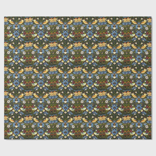 William Morris - Jordgubbastölden,  Presentpapper (Platt)