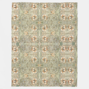 William Morris Kaprifol Blommig Tapet Fleecefilt