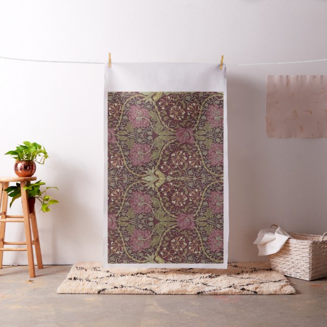 William Morris, kaprifol, blommigt. mönster konst Tyg (In Situ)