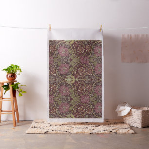 William Morris, kaprifol, blommigt. mönster konst Tyg