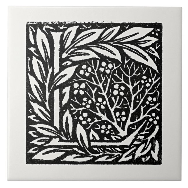 William Morris, Kärlek är nog, Kakelplatta (Framsidan)
