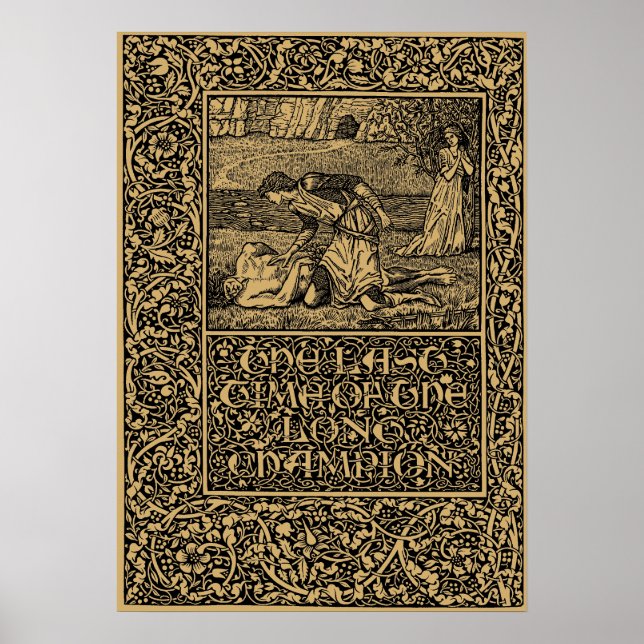 William Morris Kelmscott Press page 1896 Poster (Framsidan)