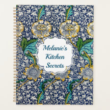 William Morris Kennet Blommigt Recipes Planner