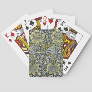 William Morris Kennet Blommigt Tapet Blue Casinokort