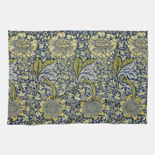 William Morris Kennet Blommigt Tapet Blue Kökshandduk