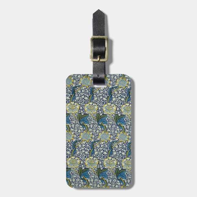 William Morris Kennet mönster (blått) Bagagebricka (Vertikal Framsida)
