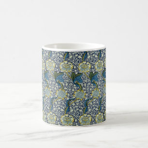 William Morris Kennet mönster (blått) Kaffemugg