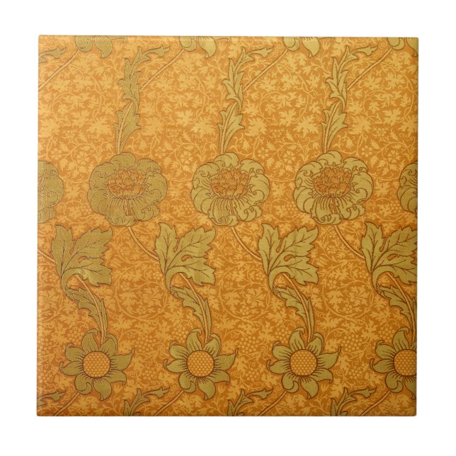 William Morris Kennet mönster Kakelplatta (Framsidan)