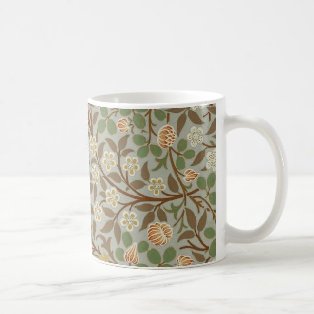 William Morris Klöver Botanical Flower Kaffemugg (Höger)