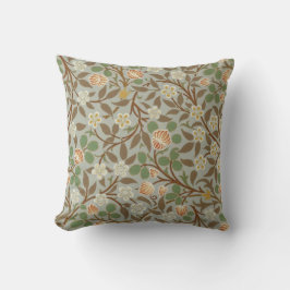 William Morris Klöver Botanical Flower Kudde